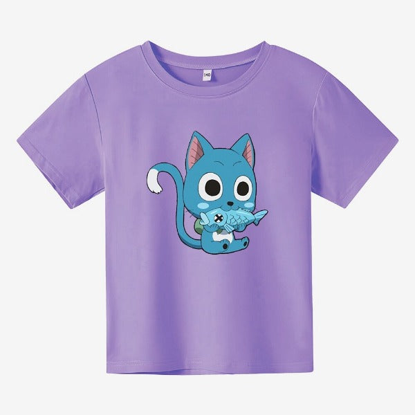 T-shirt Enfant Happy Fairy Tail LILA