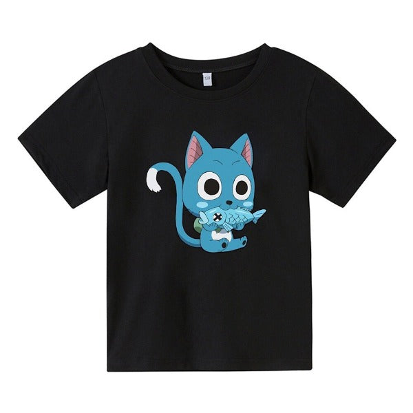 T-shirt Enfant Happy Fairy Tail NOIR