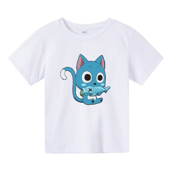 T-shirt Enfant Happy Fairy Tail blanc