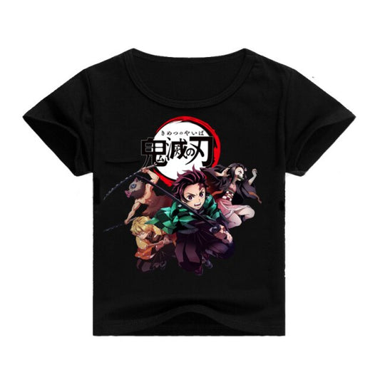 T-Shirt Enfant Demon Slayer noir