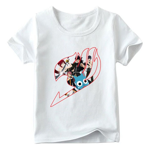 T-Shirt Enfant Happy Fairy Tail blanc
