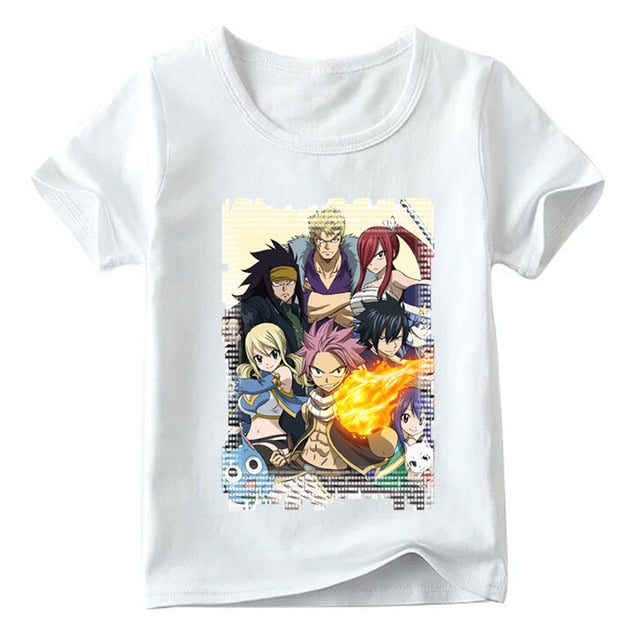 T-Shirt Manga Fairy Tail Enfant blanc